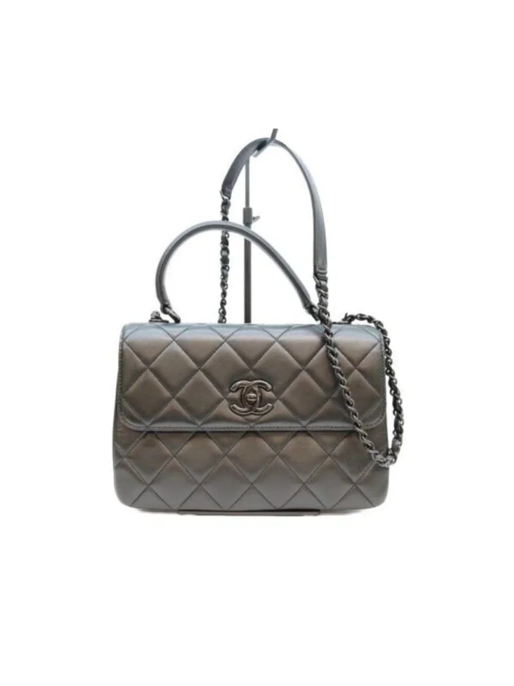 Chanel Black Lamb So Trendy CC Small Shoulder